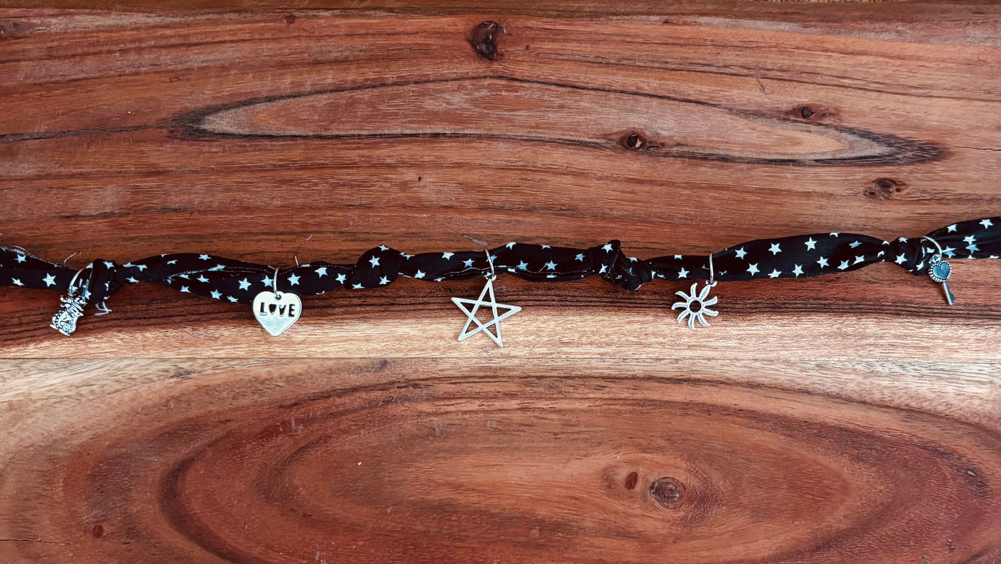 Rock On Fabric Necklace
