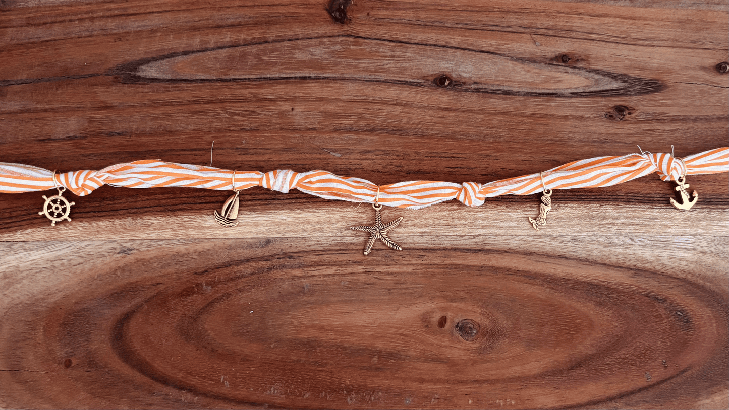 Sail Away Fabric Necklace