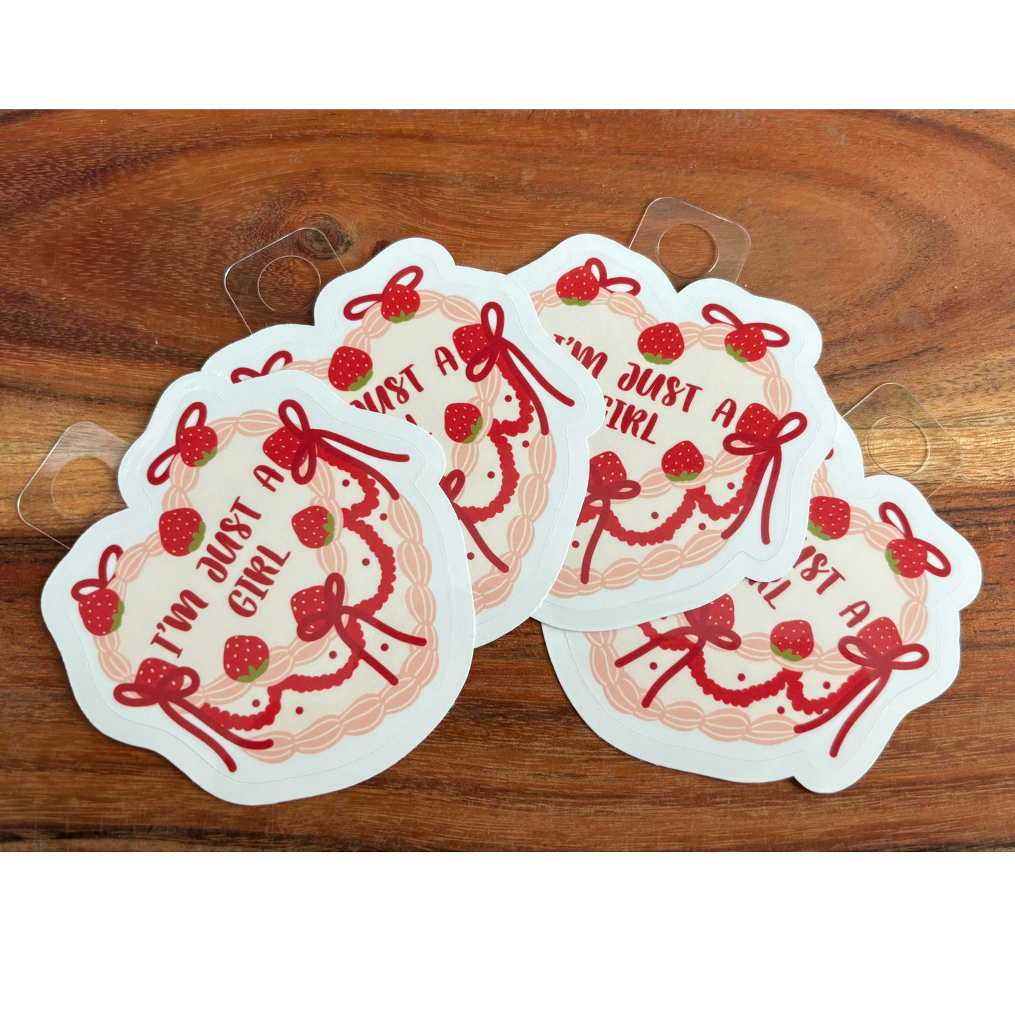 Just A Girl Sticker