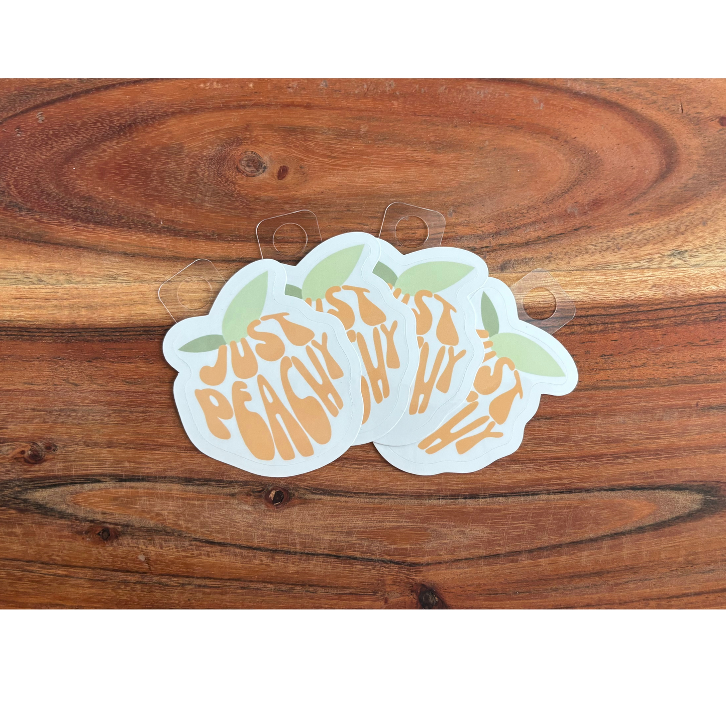 Just Peachy Sticker