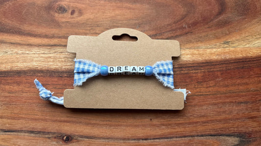 Blue Gingham Dream Friendship Bracelet
