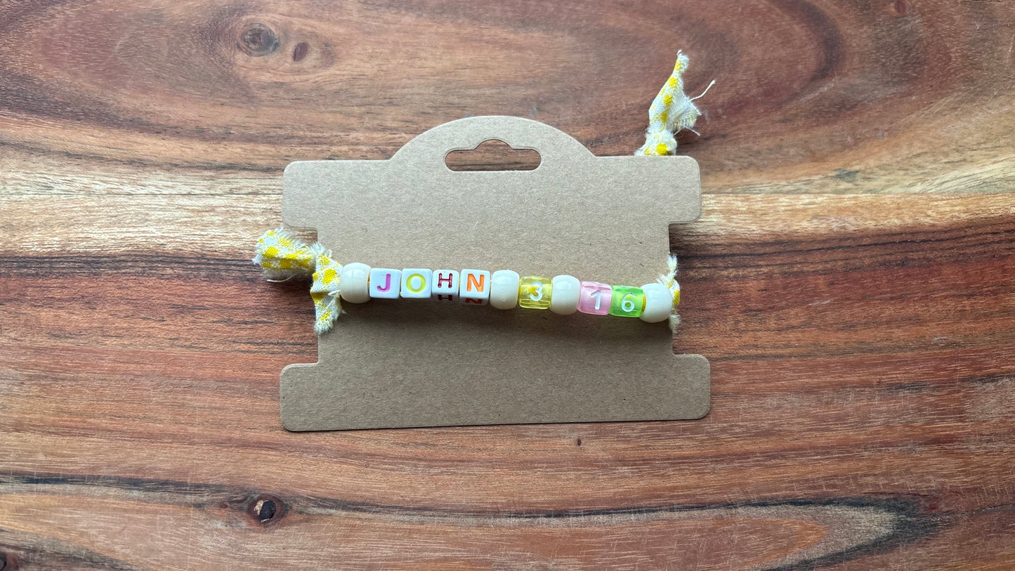 John 3:16 Friendship Bracelet