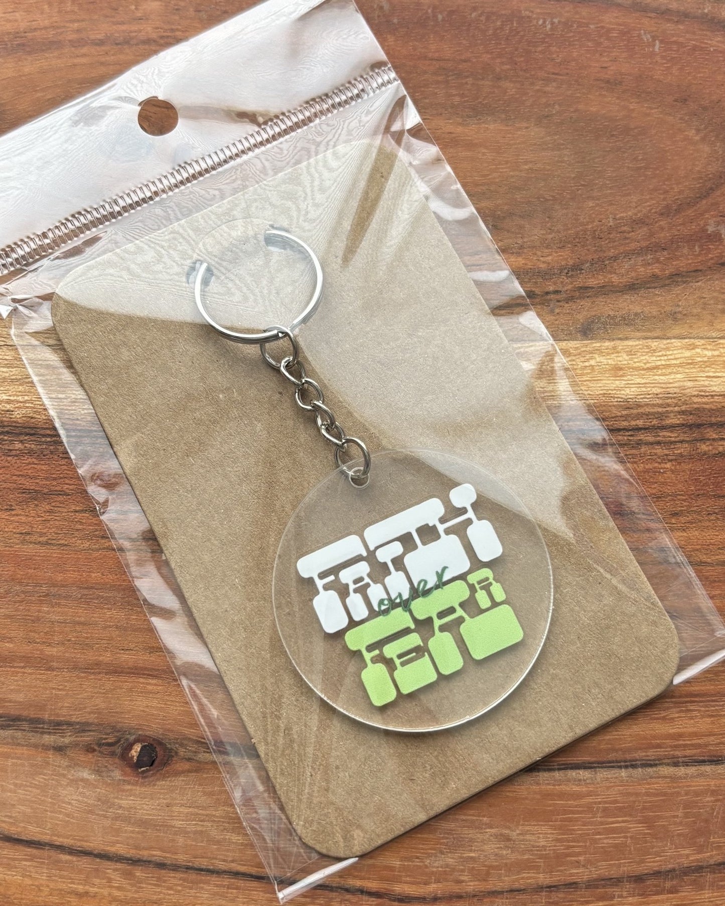 Faith Over Fear Keychain