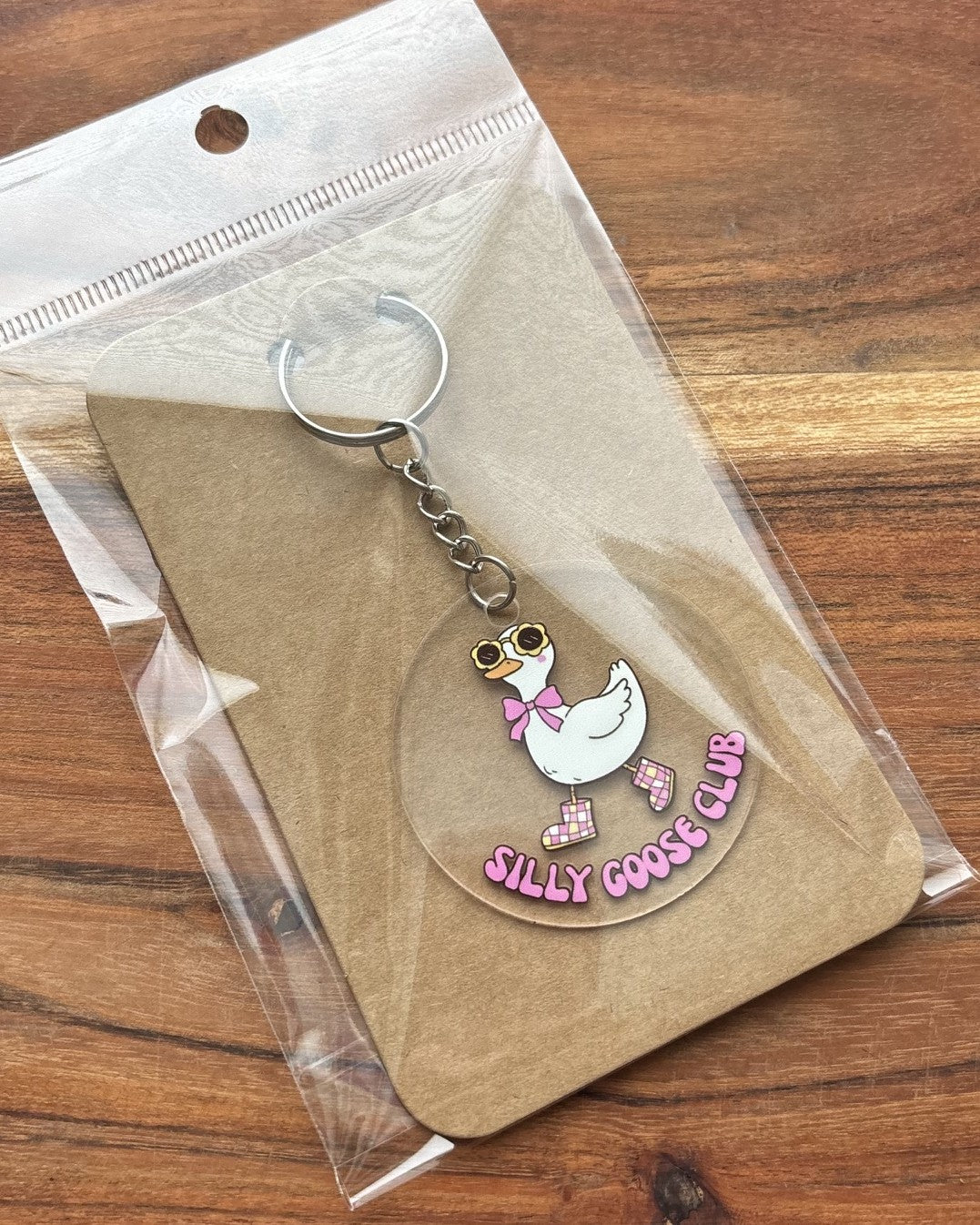 Silly Goose Club Keychain
