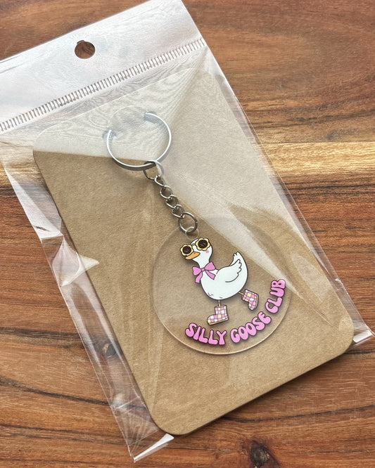 Silly Goose Club Keychain