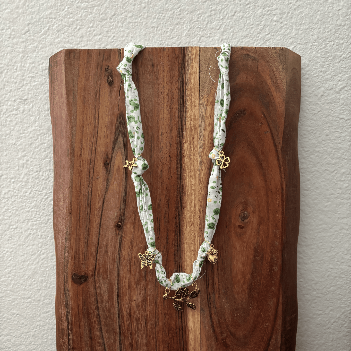 Lucky Day Fabric Necklace
