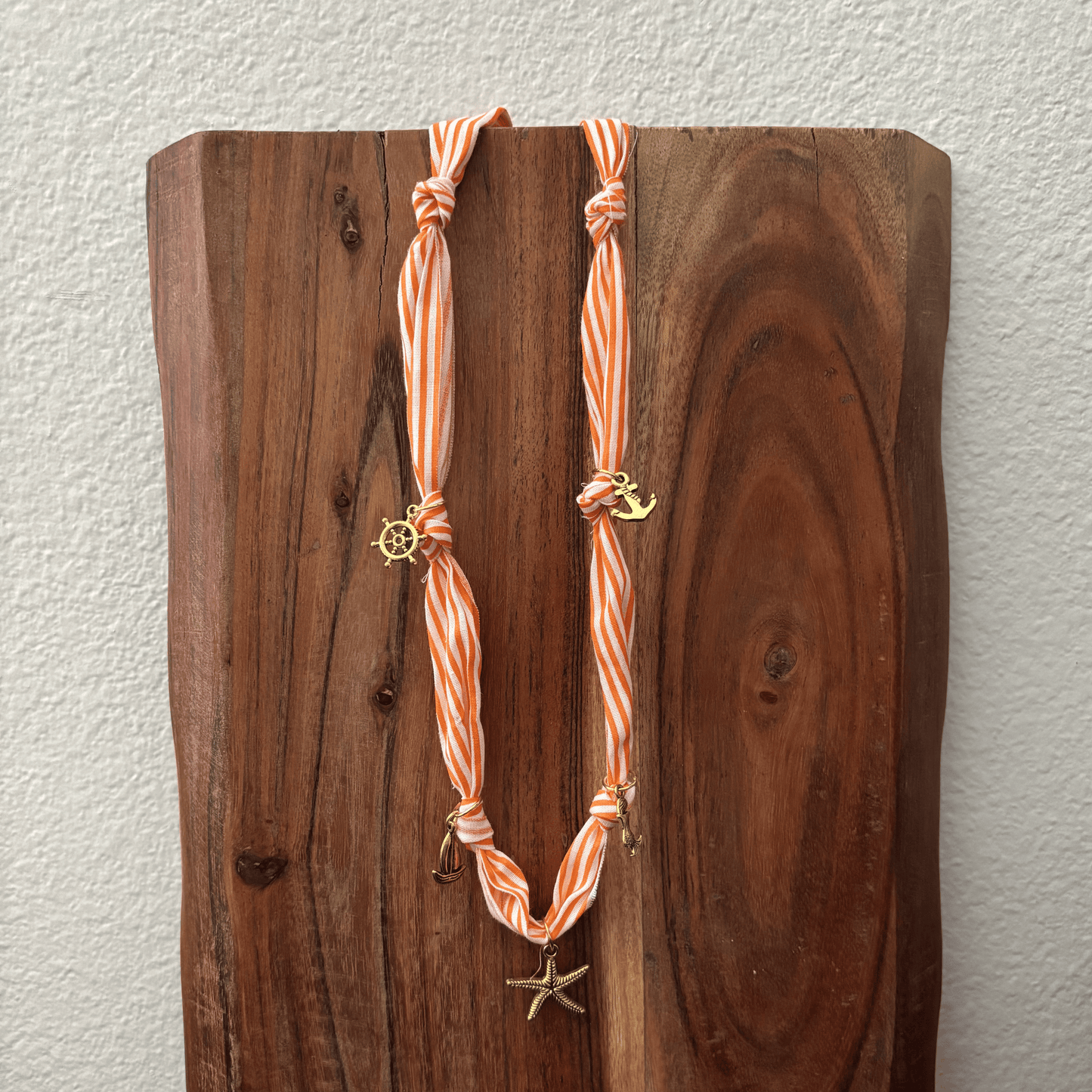 Sail Away Fabric Necklace