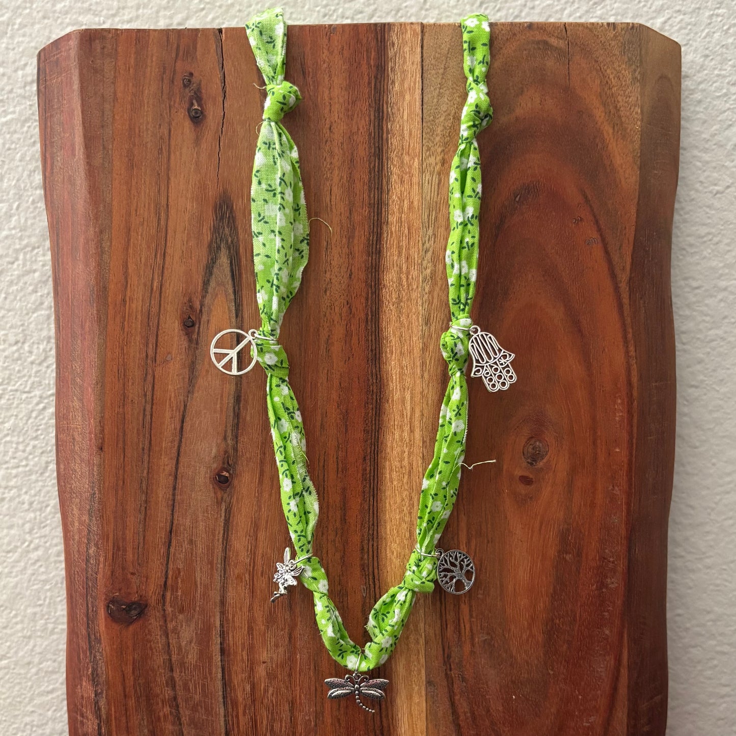 Spring Days Fabric Necklace