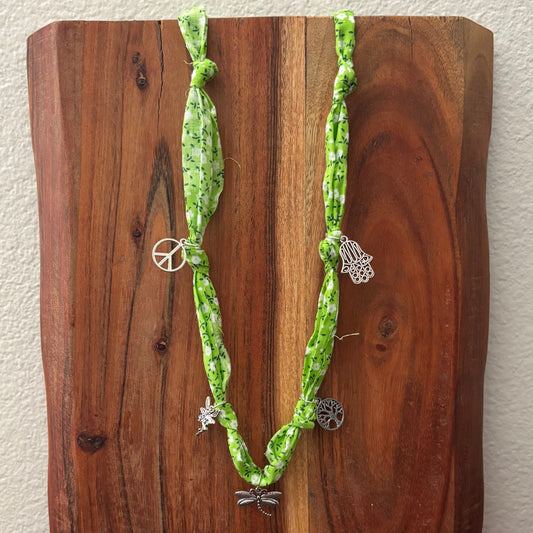 Spring Days Fabric Necklace