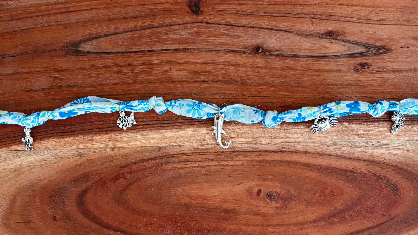 Seaside Dreams Fabric Necklace