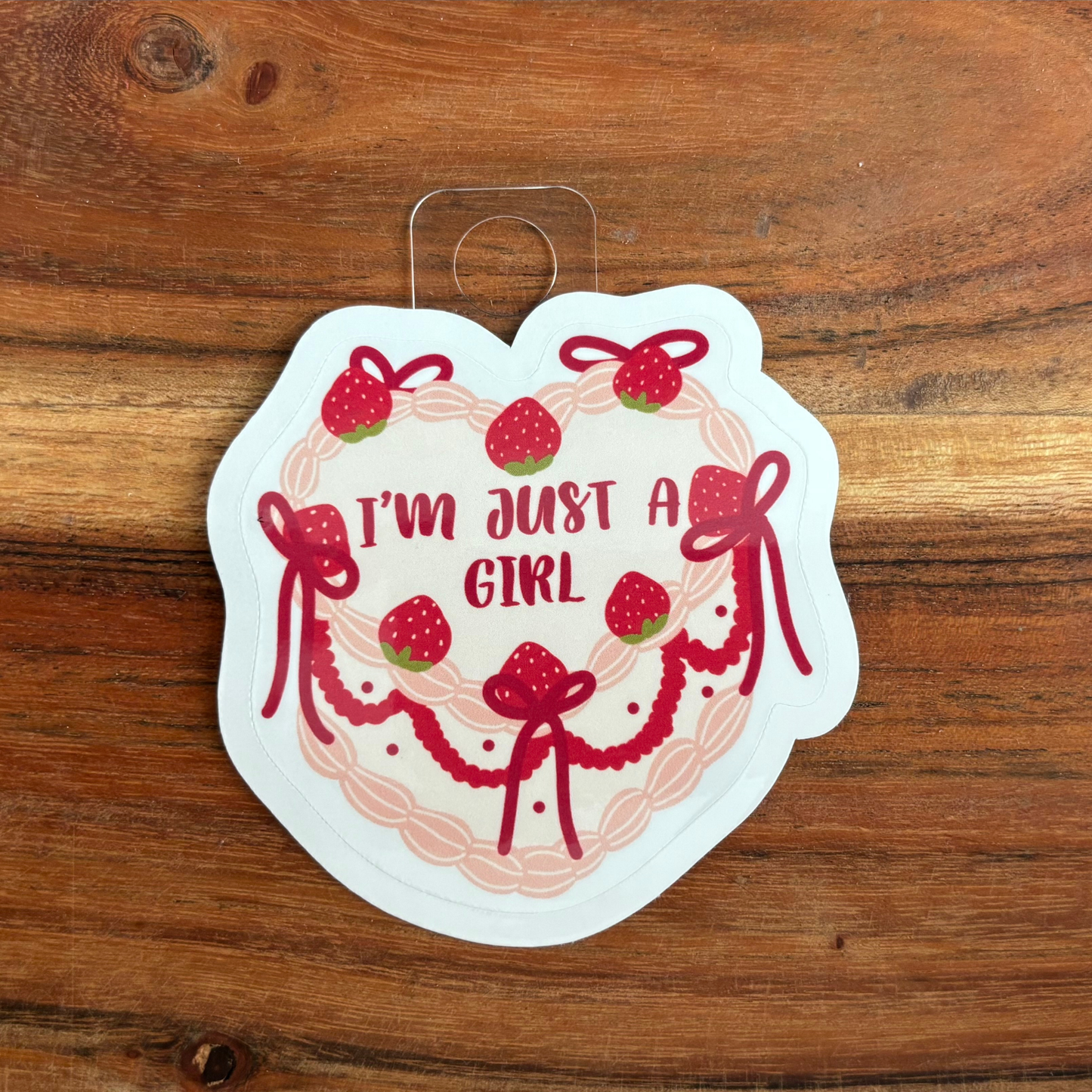 Just A Girl Sticker