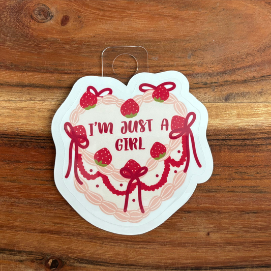 Just A Girl Sticker