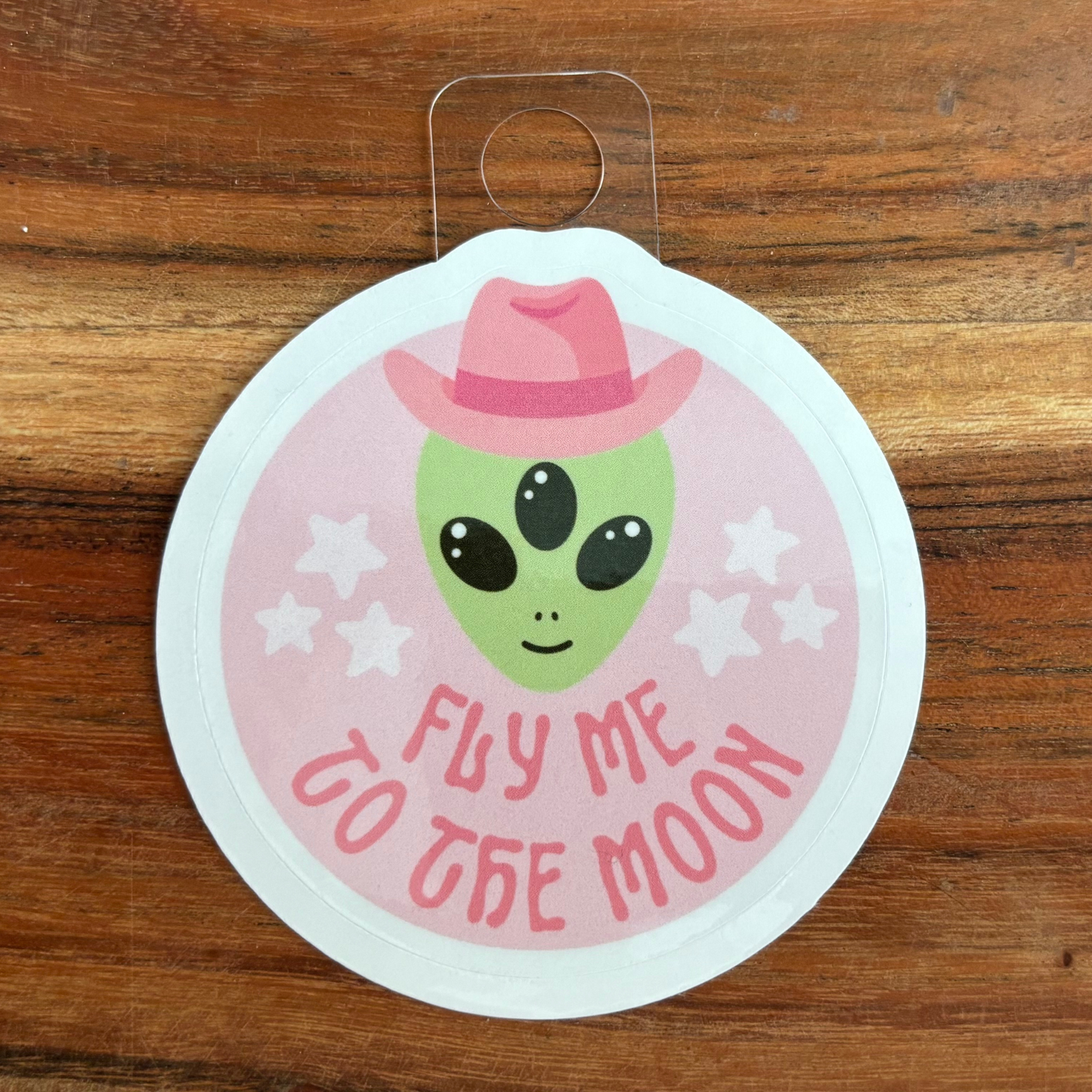 To The Moon Sticker