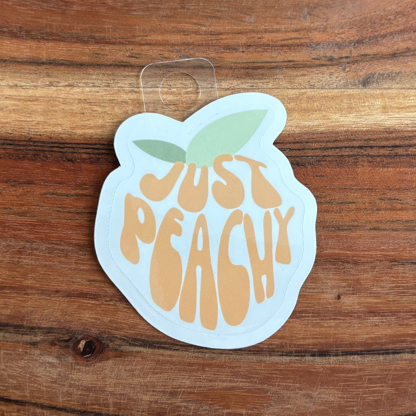 Just Peachy Sticker